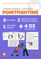 Vorschau - Stundenentwürfe - Unterrichtsreihe Kämpfen Pointfighting Sportunterricht - Deckblatt