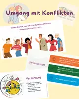 Vorschau - Stundenentwürfe - Umgang mit Konflikten - Unterrichtseinheit für die Grundschule - Deckblatt