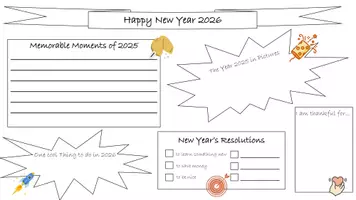 Vorschau - Arbeitsblätter - New Years Resolutions and Reflexion - Seite 2