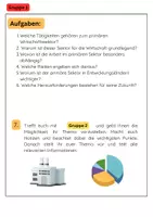 Vorschau - Arbeitsblätter - Wirtschaftssektoren Materialpaket: Primärer, sekundärer, tertiärer und quartärer Sektor - Seite 3