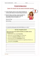 Vorschau - Arbeitsblätter - Perspektivwechsel verfassen (Schritt-für-Schritt-Anleitung) Deutsch Klasse 6-10 - Seite 1