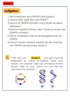 Vorschau - Arbeitsblätter - Gentechnik Gruppenarbeit Unterricht: CRISPR, Nutzpflanzen, Medizin, Ethik - Seite 2