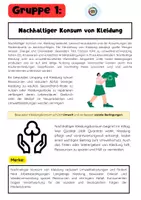 Vorschau - Arbeitsblätter - Nachhaltiger Konsum: Fashion, Möbilität und Konsum - Seite 1