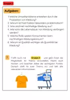 Vorschau - Arbeitsblätter - Nachhaltiger Konsum: Fashion, Möbilität und Konsum - Seite 2