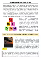 Vorschau - Arbeitsblätter - Metalle Materialpaket: Eigenschaften, Gewinnung, Legierungen & Umwelt - Seite 2