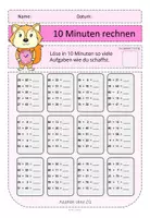 Vorschau - Arbeitsblätter - Materialpaket 10 Minuten Rechnen 2 ZR 100 - Seite 2
