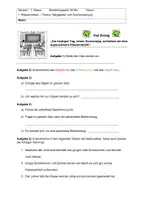 Vorschau - Klassenarbeiten - Klassenarbeit Deutsch – Satzglieder und Zeichensetzung - Seite 1