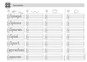 Vorschau - Arbeitsblätter - Lernwörter Klasse 1 Lola Heft 5 - Grundschrift - Seite 1