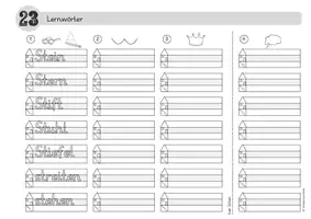 Vorschau - Arbeitsblätter - Lernwörter Klasse 1 Lola Heft 5 - Grundschrift - Seite 2