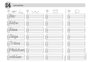 Vorschau - Arbeitsblätter - Lernwörter Klasse 1 Lola Heft 5 - Grundschrift - Seite 3