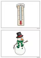 Vorschau - Spiele - 22 Bildkarten/Wortkarten Winter (mit/ohne Silbenschrift) - Seite 2