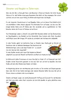 Vorschau - Arbeitsblätter - Lesetext: Silvester und Neujahr in Österreich - Deckblatt
