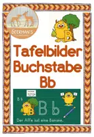 Vorschau - Arbeitsblätter - Tafelbilder Buchstabe Bb - Deckblatt