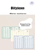 Vorschau - Anderer Materialtyp - Blitzlesen: Tiere, Zahlen, Farben - Deckblatt