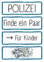 Vorschau - Spiele - Polizei: Finde ein Paar! - Deckblatt