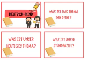 Vorschau - Präsentationen/Tafelbilder - Deutsch-Kind Flyer - Seite 1