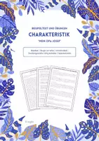 Vorschau - Stundenentwürfe - Textsorte Charakteristik/Charakterisierung - Beispieltext & Übungen - Deckblatt