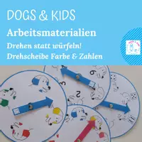 Vorschau - Spiele - Drehen statt würfeln! Farb- und Mengendrehscheibe - Deckblatt