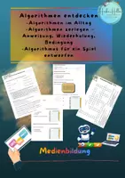 Vorschau - Stundenentwürfe - 🤖 Algorithmen erkennen und verstehen - Deckblatt