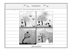 Vorschau - Anderer Materialtyp - Das Jahr – Klappheftchen (für die 3. und 4. Klasse) - Seite 2
