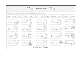 Vorschau - Anderer Materialtyp - Das Jahr – Klappheftchen (für die 3. und 4. Klasse) - Seite 3