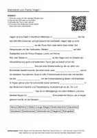 Vorschau - Arbeitsblätter - Arbeitsblätter zum Thema "Hagen" + Lösung & MP3 + Mindmap + Infografik - Deckblatt