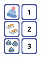 Voorbeeld - Winter getal memory – Spelend Rekenen voor Kleuters - Pagina 2