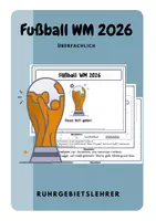 Vorschau - Arbeitsblätter - Fußball-WM 2026 Heft - Deckblatt