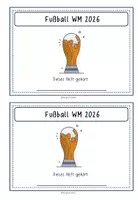 Vorschau - Arbeitsblätter - Fußball-WM 2026 Heft - Seite 1