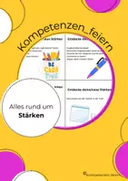 Vorschau - Arbeitsblätter - Alles rund um Stärken - Deckblatt