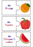 Vorschau - Präsentationen/Tafelbilder - Wortschatz Obst und Gemüse - Bildkarten und Präsentation - Seite 2
