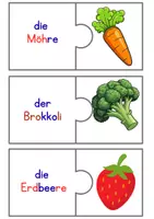 Vorschau - Präsentationen/Tafelbilder - Wortschatz Obst und Gemüse - Bildkarten und Präsentation - Seite 3