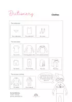 Vorschau - Mal- und Bastelvorlagen - Paper Dolls _ Clothing and Seasons _ Kleidung und Jahreszeiten _ Englisch Unterricht - Seite 3