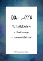 Vorschau - Spiele - Lotto auf dem Hunderterfeld Zahlenraum 100 - Deckblatt