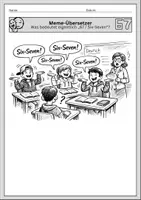 Vorschau - Arbeitsblätter - Sachtext Six Seven | 67 Meme - Seite 1