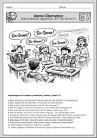 Vorschau - Arbeitsblätter - Sachtext Six Seven | 67 Meme - Seite 2