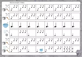 Vorschau - Stundenentwürfe - Der Elefant - Karneval der Tiere - mit Kücheninstrumenten begleiten ~ Grundschule Musik - Seite 3