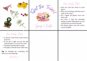 Vorschau - Spiele - Spot the Twins: Spring & Easter (Finde den Zwilling! Frühling & Ostern) - Seite 1