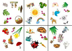 Vorschau - Spiele - Spot the Twins: Spring & Easter (Finde den Zwilling! Frühling & Ostern) - Seite 2
