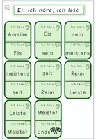 Vorschau - Spiele - EI hören & lesen: Lesespiel zur Buchstabenverbindung | 1. Klasse - Seite 3