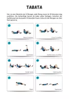 Vorschau - Arbeitsblätter - Fitness ⎮ Tabata - HIT-Workout für den Bauch inkl. 8 Stationskarten - Seite 3