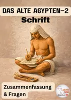 Vorschau - Test - Das Alte Ägypten–2: Schrift | Zusammenfassung & Fragen - Deckblatt