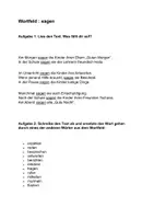 Vorschau - Arbeitsblätter - Wortfelder gehen,sagen,machen, Text umschreiben - Seite 2