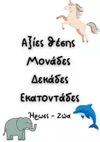 Προεπισκόπηση - Αφίσες - Μαθηματικά Α'-Γ' Δημοτικού_Αξία θέσης ψηφίου (Μονάδες,Δεκάδες,Εκατοντάδες) - Εξώφυλλο