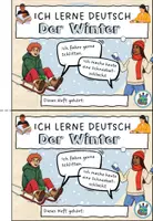 Vorschau - Arbeitsblätter - Mini-Heft - Ich lerne Deutsch - Der Winter - Selbstlernheft für DaZ / DaF / Deutsch - Seite 1