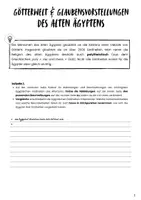 Vorschau - Stundenentwürfe - Ägypten - Götter & Glaube (Quellenanalyse) - Deckblatt