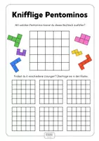 Vorschau - Arbeitsblätter - Pentomino Rätsel Mathematik - Seite 2