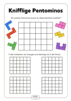 Vorschau - Arbeitsblätter - Pentomino Rätsel Mathematik - Seite 3