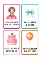 anteprima - Flashcard - Flashcards illustrate in rima - colori - Pagina di copertina