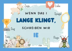 Vorschau - Merkblätter - Regelplakate zum Thema "ie" inkl. Wortkärtchen - Seite 1